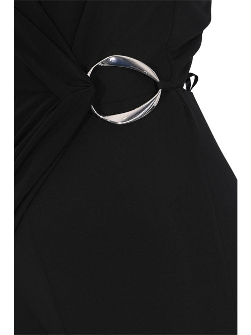 Tuta drappeggiata in jersey crêpe stretch Patrizia Pepe | 2T0101 J333K103